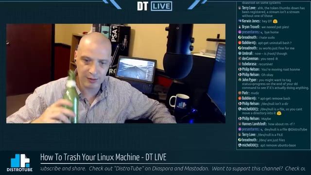 How To Trash Your Linux Machine - DT LIVE смотреть онлайн