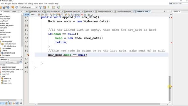 LINKEDLIST INSERTION PART 3 IN JAVA PROGRAMMING смотреть онлайн