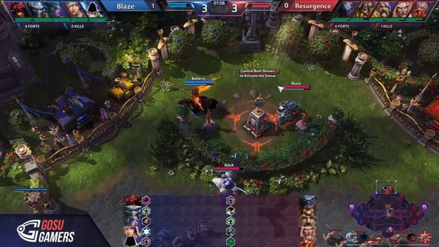 ► Heroes of the Storm Pro Gameplay: Blaze vs. Resurgence - ETS NA Qualifier смотреть онлайн