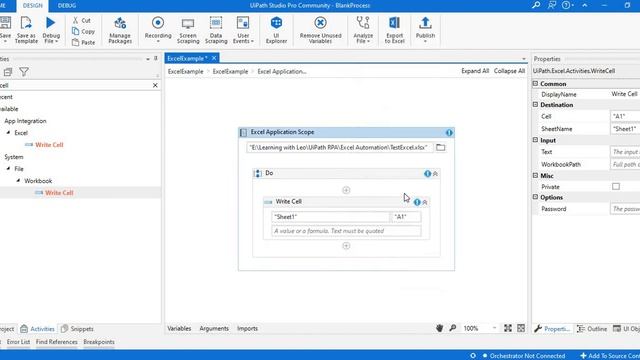 Excel Automation||Excel Application Scope||Read and Write using UiPath Robot||Ui Path Studio||Part- смотреть онлайн