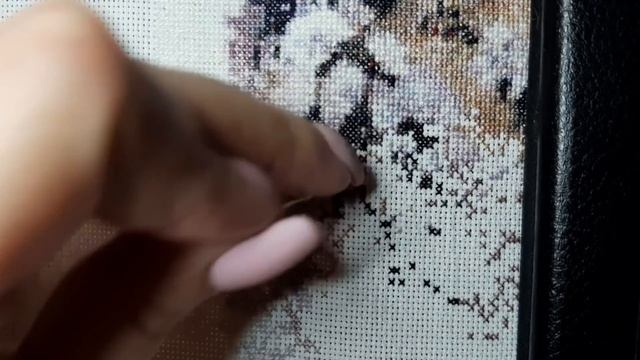 Живой процесс вышивки крестиком и ПЕСНЯ смотреть онлайн