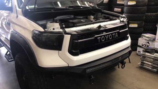 2018 Tundra with ADD Offroad Stealth Fighter Bumper & Prior Year TRD Pro Grille смотреть онлайн