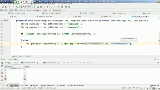 【尚硅谷JavaWeb之Filter】03 完整的用户登录和权限检查 смотреть онлайн