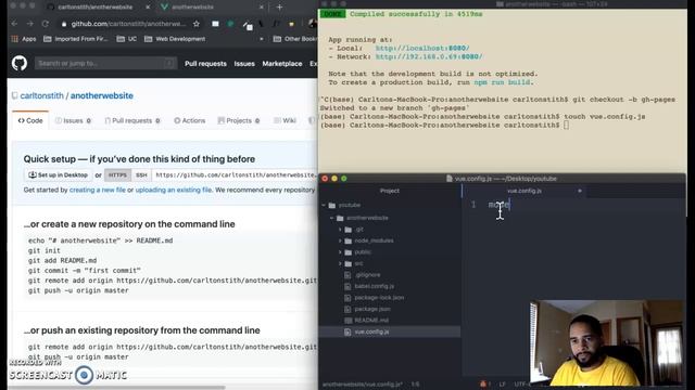 How to publish a Vue.js project using GitHub Pages смотреть онлайн