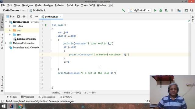 While and do while in Kotlin смотреть онлайн