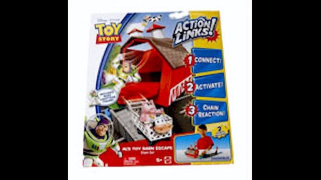 Toy Story ACTION LINKS STUNT SETS—Complete Collection! All 9 Sets | Satisfying Chain Reaction смотреть онлайн