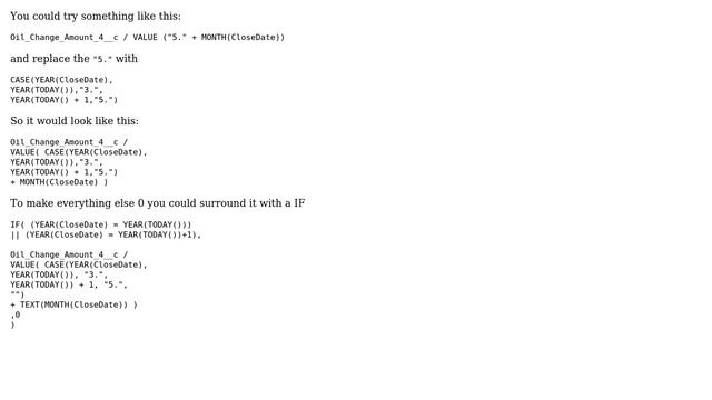 Salesforce: Calculation based on IF & ELSE statement for current year or next year (2 Solutions!!) смотреть онлайн