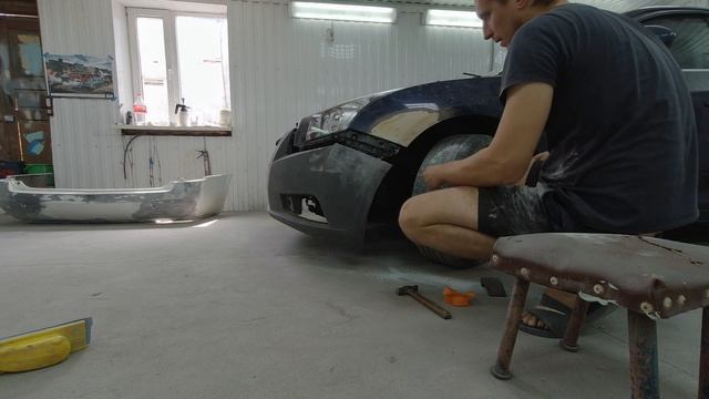 как зашкурить шпаклевку правильно,и загрунтовать авто смотреть онлайн