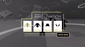 [EVENT] How to get the GOLD 'N' WHITE CURVED HORNS in ROBLOX INNOVATION AWARDS VOTING HUB | Roblox