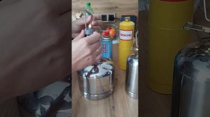 туристический газовый баллончик из Китая