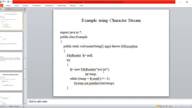 Stream classes in java By Kamala Mekala смотреть онлайн