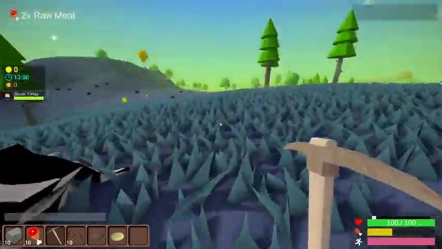 MUCK выживалка в стиле майнкрафт | МАК - выживание на острове | игра Маск смотреть онлайн