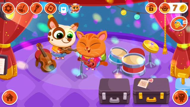 Игра "Бубу школа" 2 часть! 2 музыка в музыкальном зале! смотреть онлайн