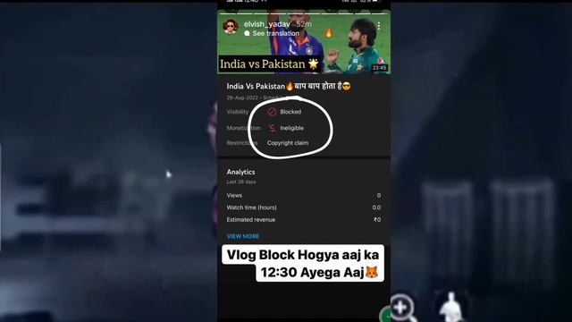 YouTubers React On India Vs Pakistan Match || Hotstar 1 Crore Live Watching || Twin Noida Tower смотреть онлайн