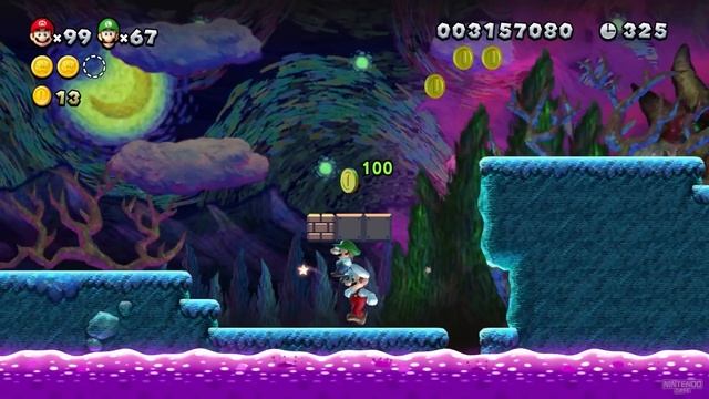 New Super Mario Bros U - Complete Walkthrough (2 Player) смотреть онлайн