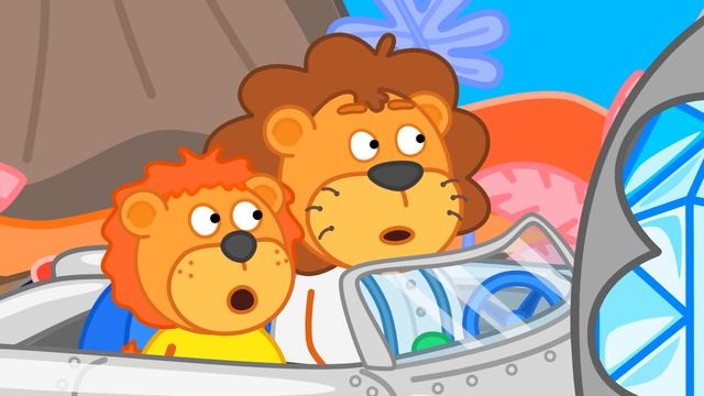 Lion Family Journey To The Center Of The Earth #6. Return To Orc's Lair | Cartoon For Kids