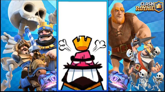 Clash Royale angry king sound effects - Clash Royale efectos de sonido del rey enfadado смотреть онлайн