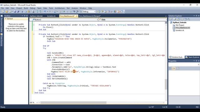 8. Coding Delete dan Exit Pada VB Net 2010 Menggunakan Database MySQL смотреть онлайн