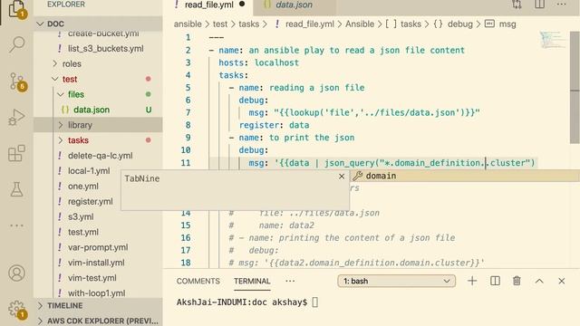 loading variables from a file in ansible смотреть онлайн
