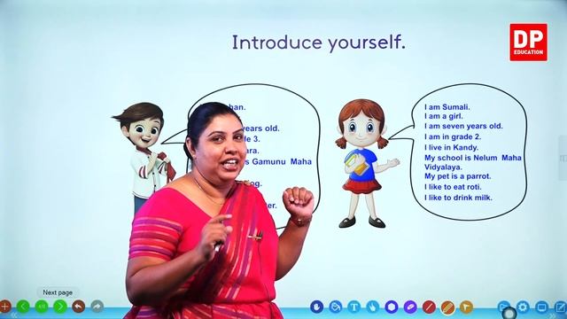 1 වන ඒකකය | පාඩම 02 - Introduce yourself | Grade 04 | English සිංහලෙන් смотреть онлайн