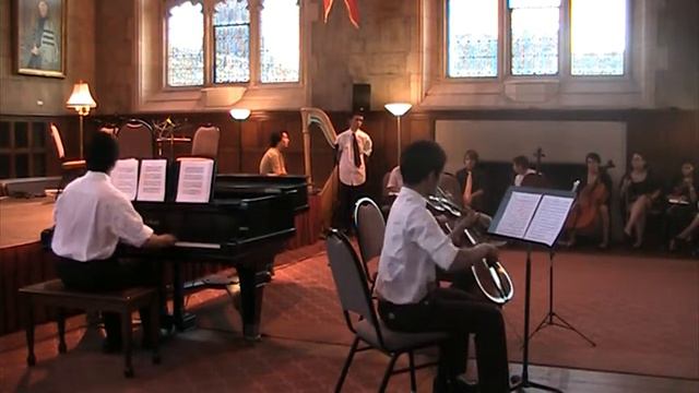 Piano trio in B flat, 1st mvt, Allegro Assai, Mozart. Baby's Breath Trio, смотреть онлайн
