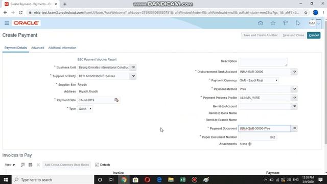 How to create a payment in Oracle Fusion. ERP Oracle Accounts Payable #OracleFusion смотреть онлайн