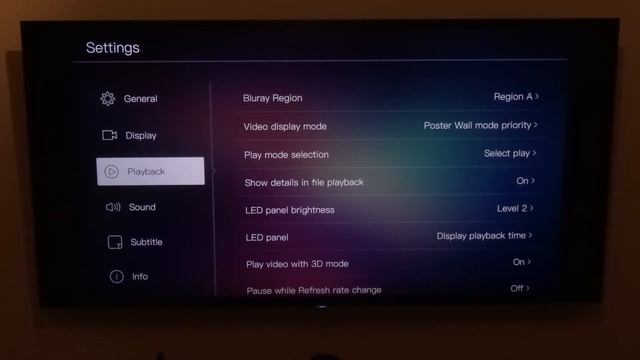 Settings Egreat A11 Dual HDMI UHD HDR смотреть онлайн