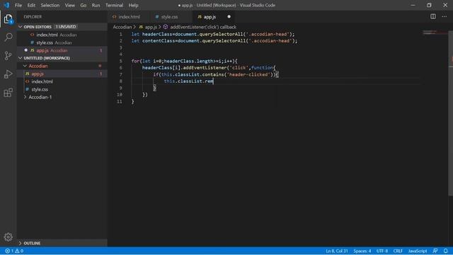 Accordion using HTML , CSS and JavaScript смотреть онлайн