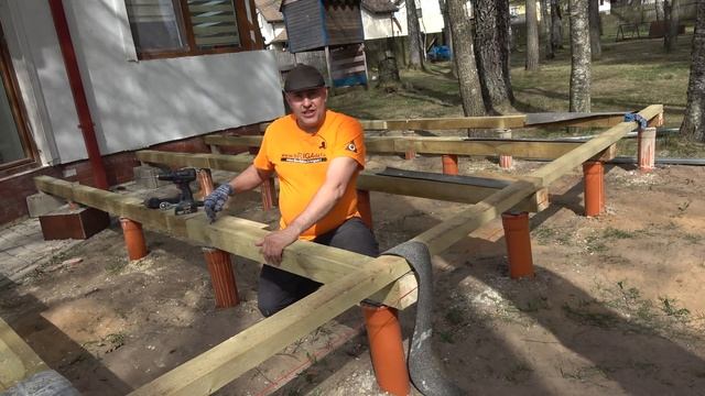 КРАСИВАЯ ТЕРРАСА!! ⚫Как Сделать ТЕРРАСУ к Дому, Пошагово и подробно !Amazing Terraces смотреть онлайн