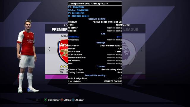 DESCARGAR EQUIPACION COMPLETA DEL ARSENAL 2023 - 2024 - PES 2013 PC смотреть онлайн