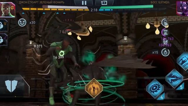 7 HERO - ONESHOT BOSS BATMAN FROM KRYPTON | WITH BATWOMAN DROWNED #injustice2 mobile смотреть онлайн