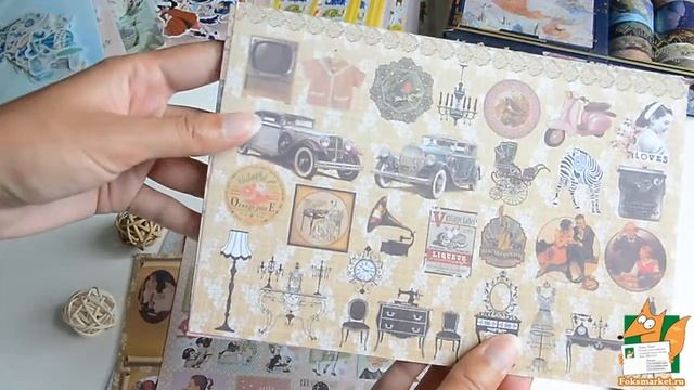 Обзор большого набора декоративных наклеек от магазина Фоксмаркет смотреть онлайн