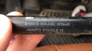 Touareg 1 - упор стояночного тормоза