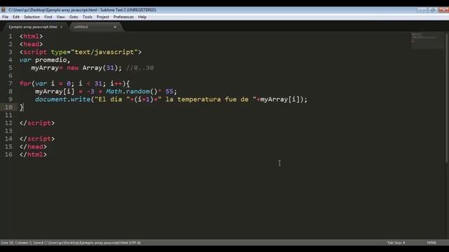 06.- Javascript: estructura de datos arreglo en javascript (con new Array) смотреть онлайн