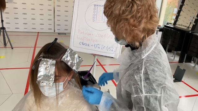 Мелирование 10 прядей смотреть онлайн