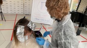 Мелирование 10 прядей