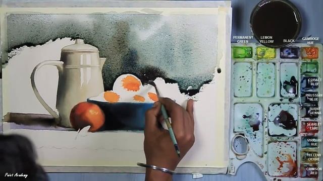 Painting A Realistic Still Life In Watercolor | Episode-2
