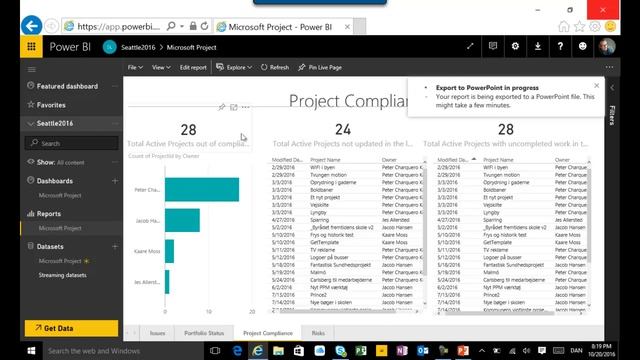 Exporting from PowerBI to PowerPoint смотреть онлайн
