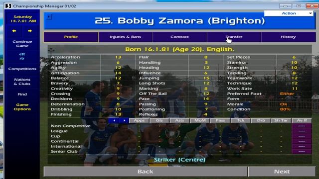 BEST STRIKERS ON CHAMPIONSHIP MANAGER 01/02 смотреть онлайн