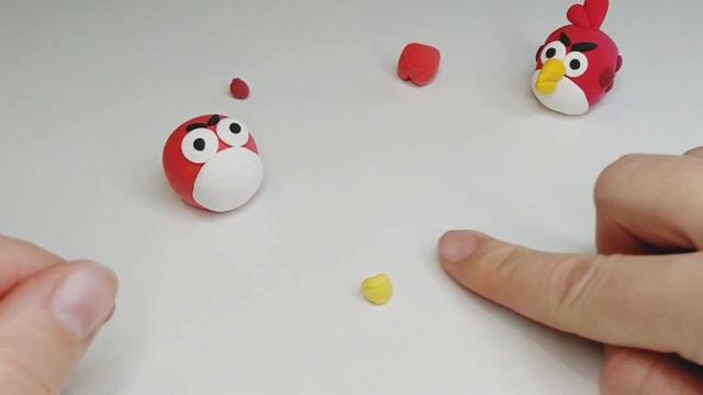 Лепим птичку из игры Angry Birds смотреть онлайн