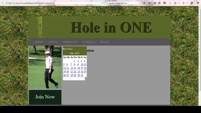 jQuery UI Datepicker смотреть онлайн