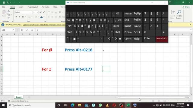 Shortcut Key for Diameter and Plus-Minus Symbol in MS Excel | How to Type Dia. and Plus-Minus Symbo смотреть онлайн