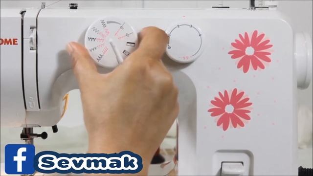 Janome Flower 313 Dikiş Makinesi Kullanımı