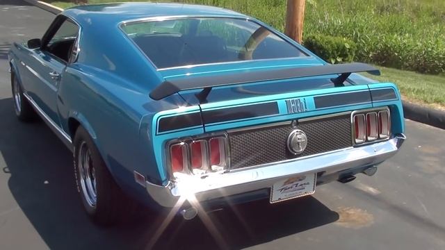 1970 Ford Mustang Mach 1 351 Cleveland V8 Fastback смотреть онлайн