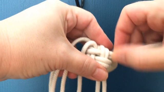CROWN KNOT | Macrame | DIY Tutorial | Hanging Cord Method смотреть онлайн