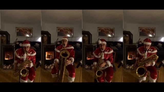 Santa Baby - Solo-Saxophone-Quartett (Tubax - Bass - Bariton - Tenor) смотреть онлайн