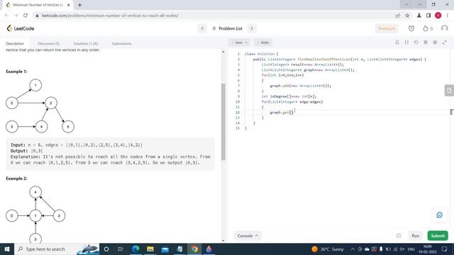 Minimum Number of Vertices to Reach All Nodes | Leetcode | Java | Solution | Explanation смотреть онлайн