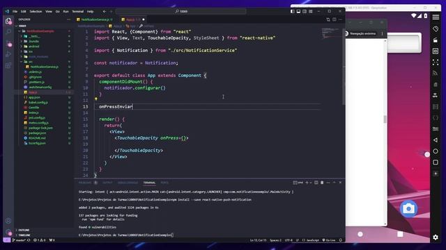 REACT NATIVE: Notificações Locais com Push Notifications - Parte 1/2 смотреть онлайн