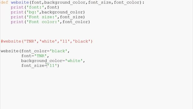 Python Programming Tutorial for Beginners - Section 3: Function Parameters смотреть онлайн