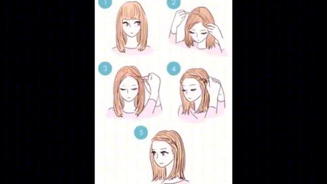 Причёски для рисования (девичьи) |Girls Hair for Drawing смотреть онлайн